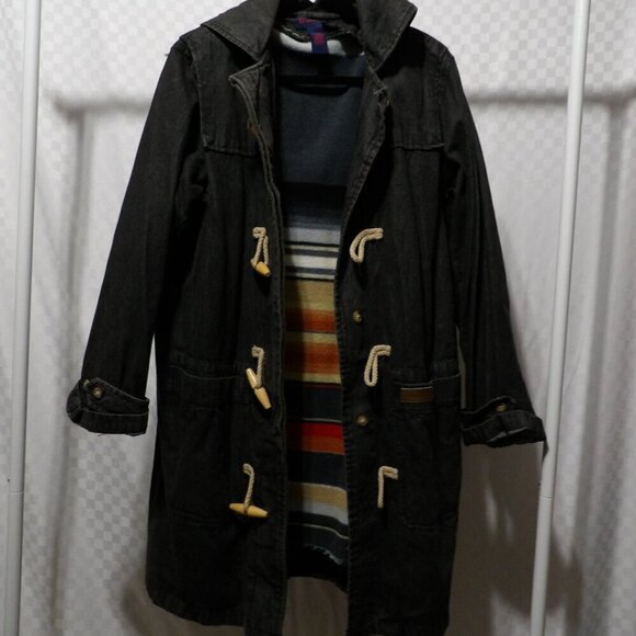 Vintage Jackets & Blazers - DENIM & CO. Vintage Black Denim Jacket | L